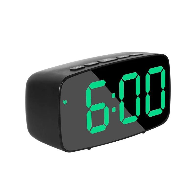 Stylish LED Mirror Alarm Clock – Modern Decor Essential