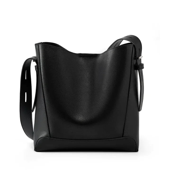 Chic Genuine Leather Shoulder Bag in Various Colors
