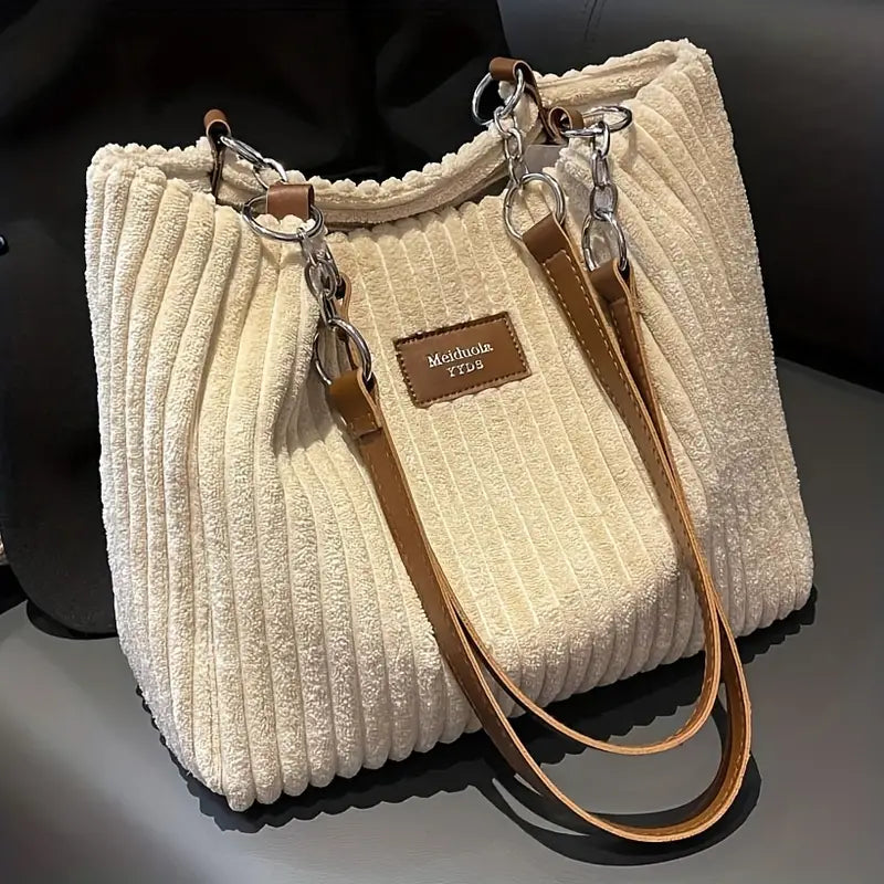 Stylish Large Shoulder Bag - Ample Space & Durable Design