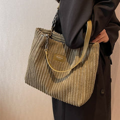 Stylish Large Shoulder Bag - Ample Space & Durable Design