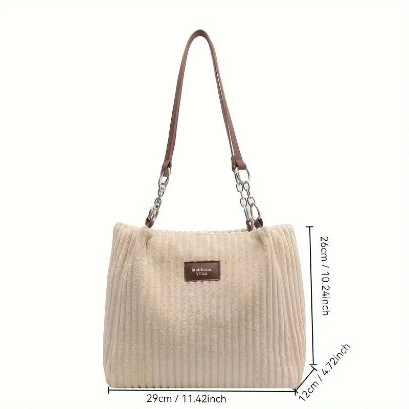 Stylish Large Shoulder Bag - Ample Space & Durable Design