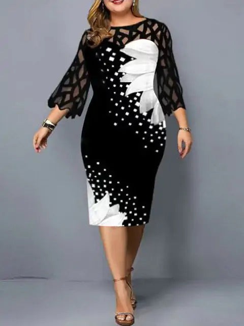 Chic Plus Size Dress – Capture Grace & Poise
