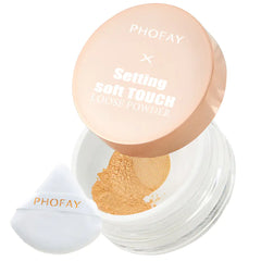 PHOFAY Soft Touch Loose Powder - Long-Lasting, Sweatproof