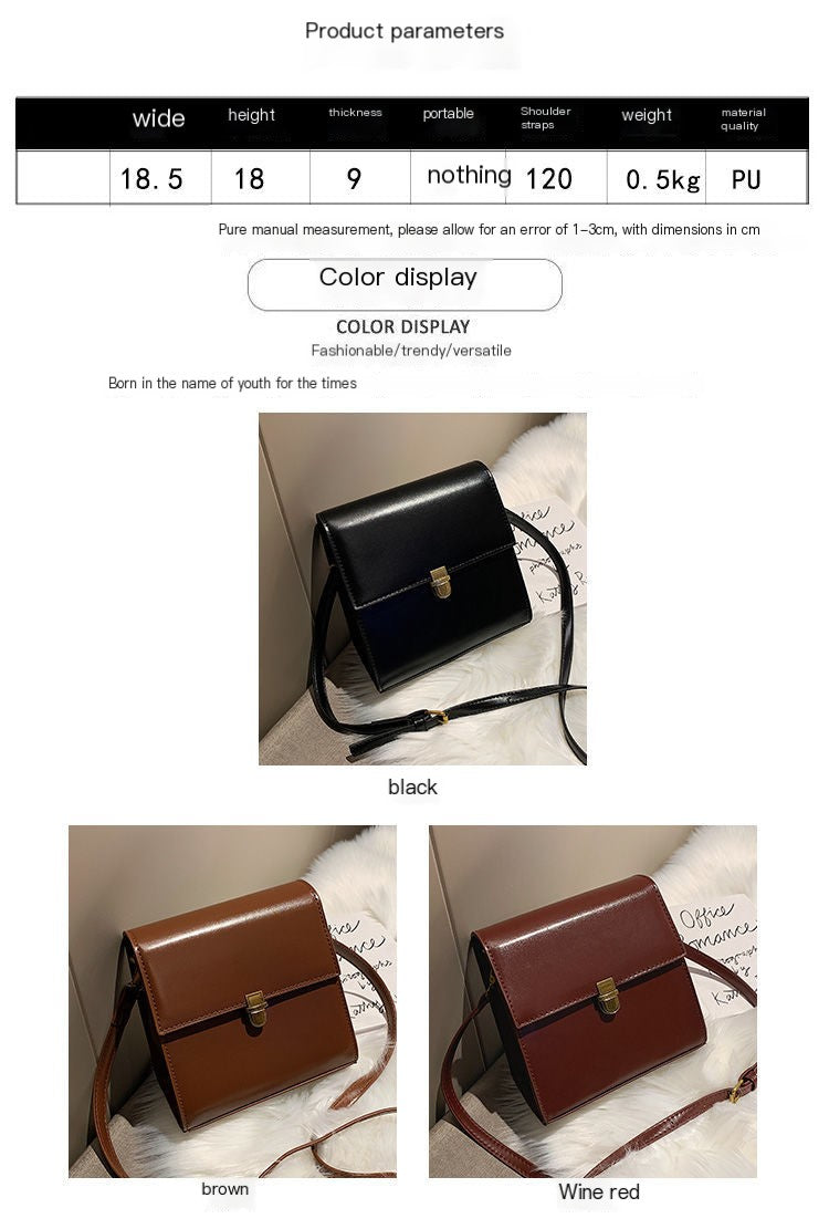Chic Vintage Mini Crossbody Bag - Elegant & Versatile