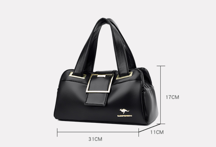 Multi-Compartment Crossbody Tote Bag