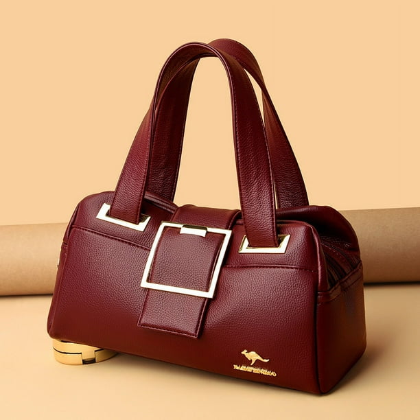 Multi-Compartment Crossbody Tote Bag