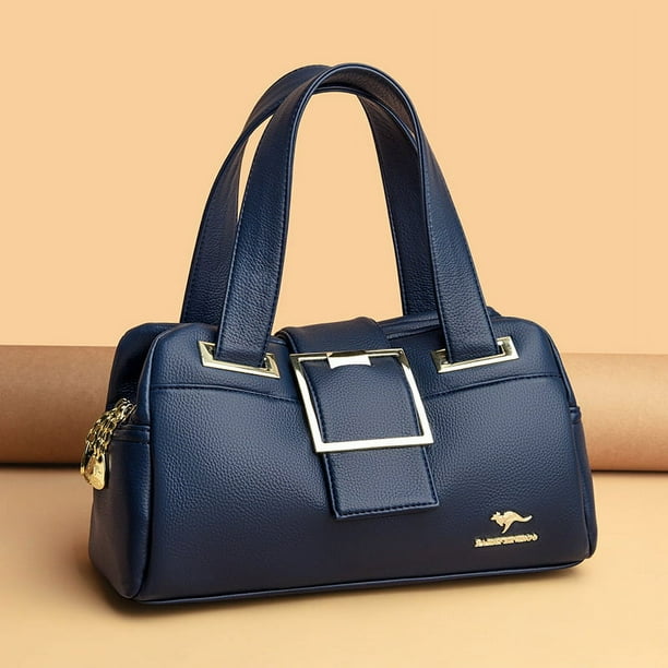 Multi-Compartment Crossbody Tote Bag