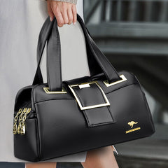 Multi-Compartment Crossbody Tote Bag
