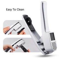 Dual-Function Garlic Press Mincer & Slicer - Kitchen Gadget