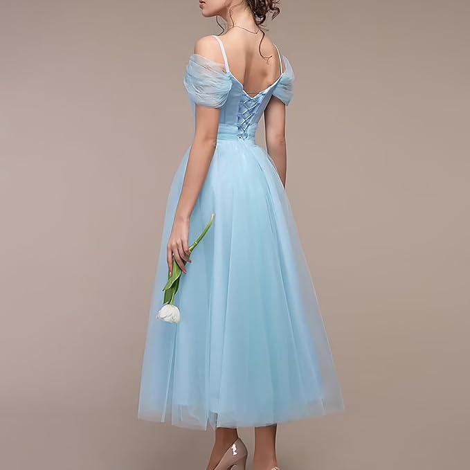 Chic Women's Sexy Off-Neck Mesh Dress in Vibrant Colors
