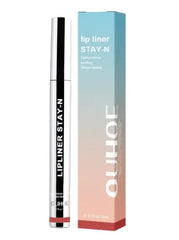Long-Lasting Dark Brown Lip Liner & Plumping Gloss Duo