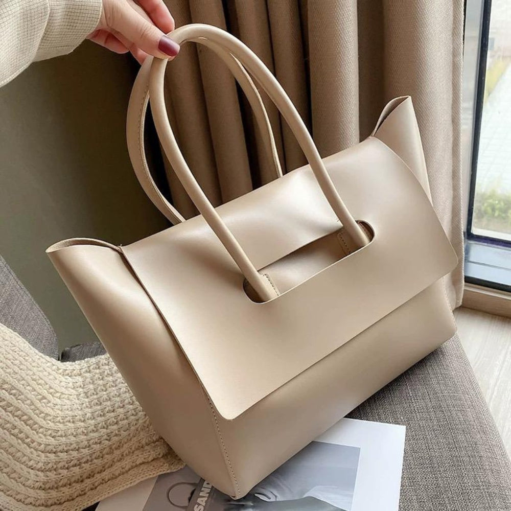 Elegant Women's PU Leather Shoulder Bag - Large Capacity & Stylish