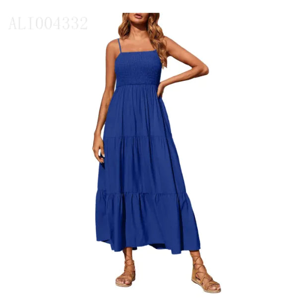 Elegant Multi-Layer Chiffon Swing Dress - Various Colors