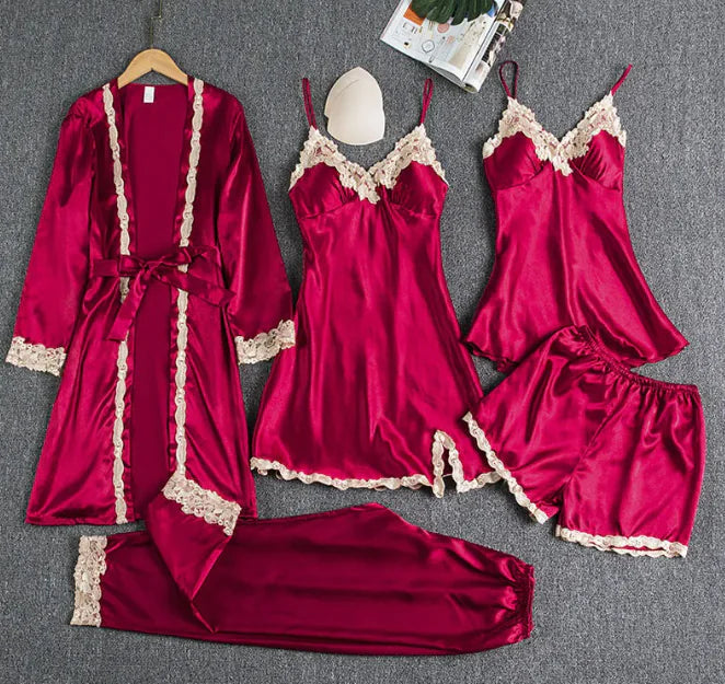 Luxury Women's Silk Pajama Set - Comfort Meets Style