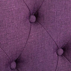 Elegant Purple Tufted Parsons Dining Chairs - Set of 2