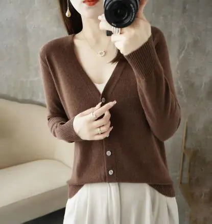 Chic Button Up Cardigan in Multiple Shades