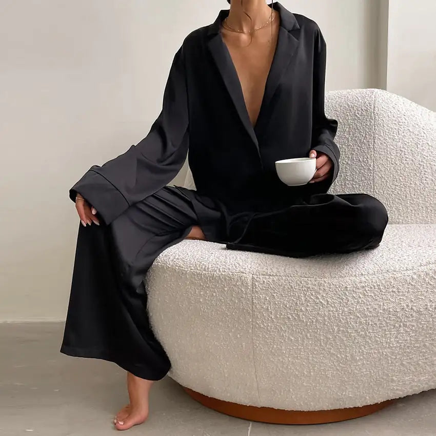 Olivia Oversized Pajamas - Comfort & Style for Restful Nights