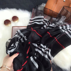 Elegant Luxury Silk Shawl Scarf: A Touch of Sophistication
