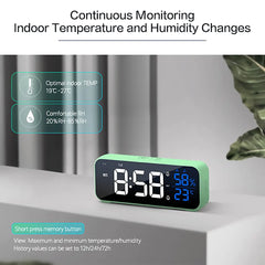 Smart Voice Command Alarm Clock - Effortless Control