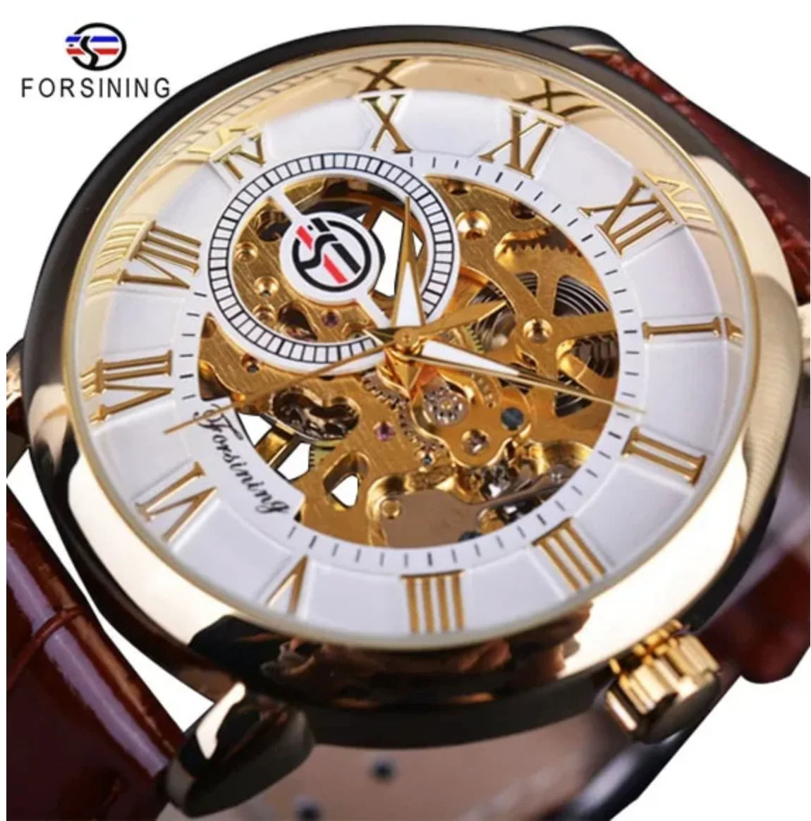Luxury Men's Skeleton Dial Watch