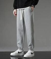 Men's All-Match Flat-Leg Casual Pants - Versatile & Comfortable