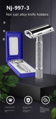 Vintage Styled Manual Safety Razor for Effortless Grooming