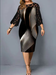 Chic Plus Size Dress – Capture Grace & Poise