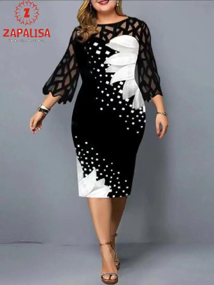 Chic Plus Size Dress – Capture Grace & Poise