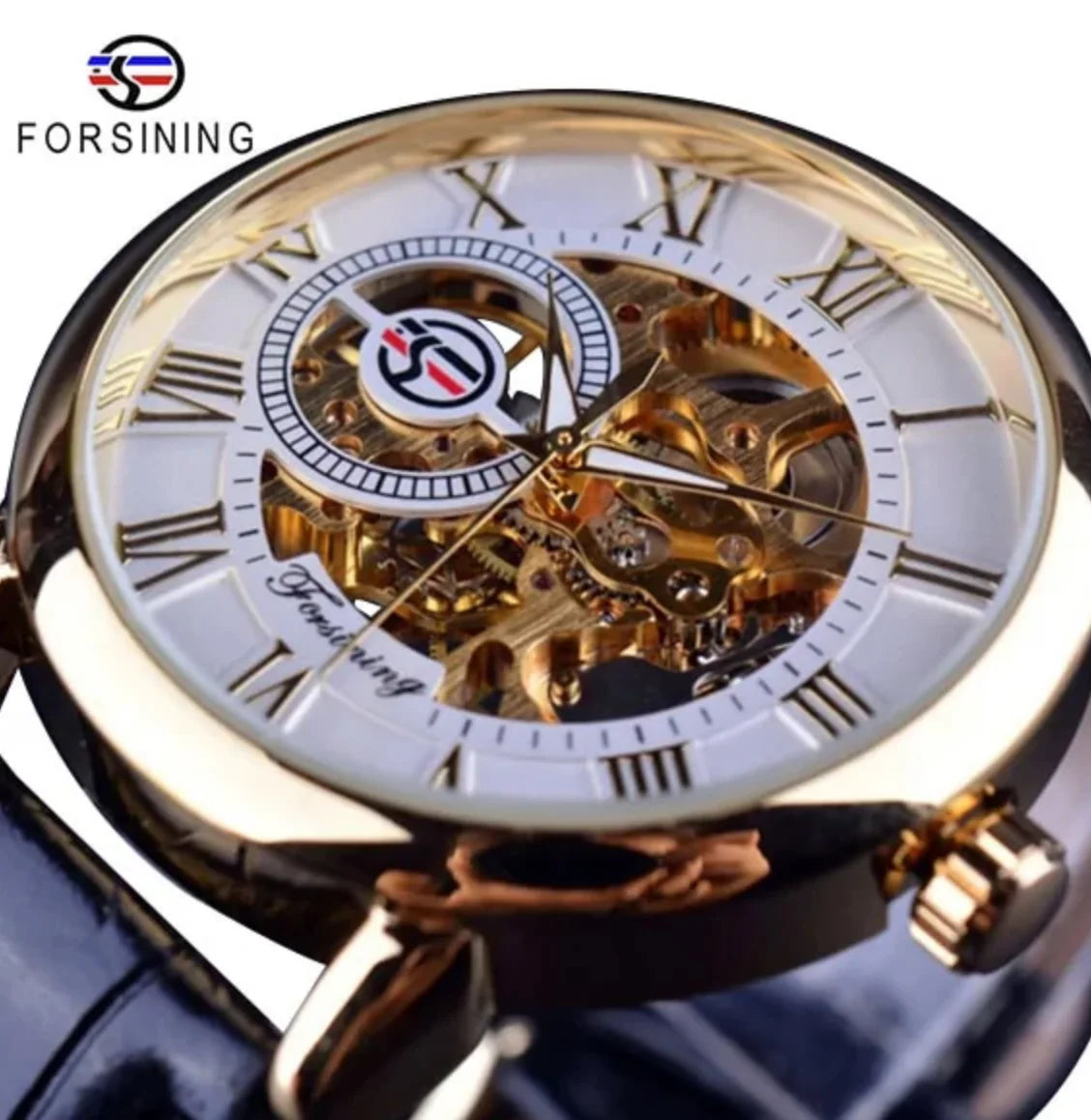 Luxury Men's Skeleton Dial Watch