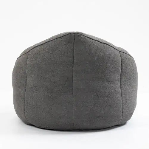Comfy High-Pressure Foam Bean Bag Chair With Footrest - Grey