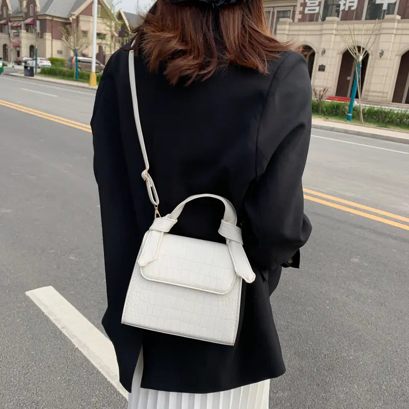 Trendy Crocodile Pattern Mini Shoulder Bag