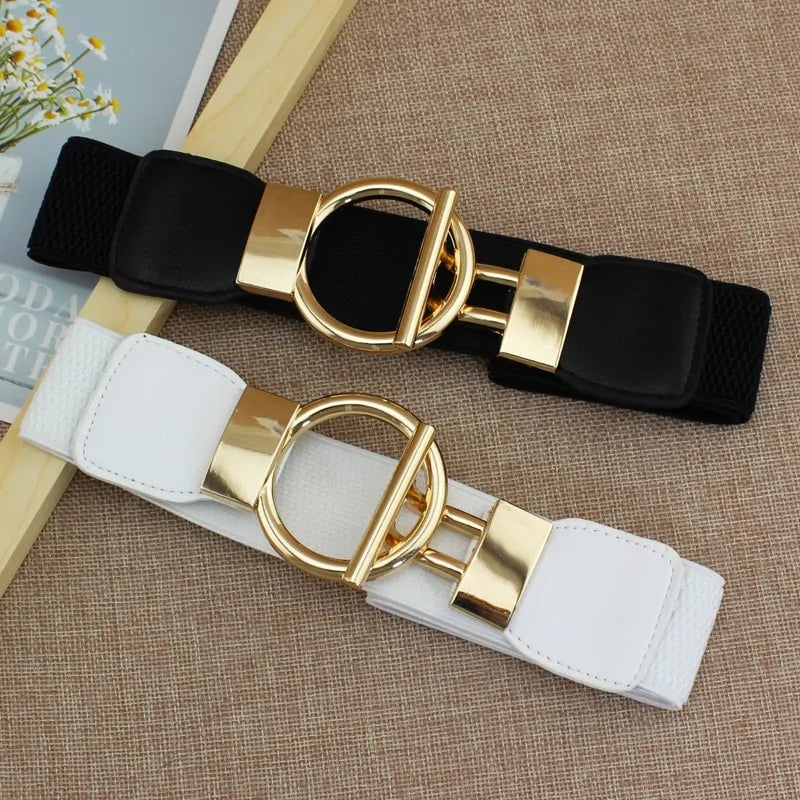 Chic Elastic Ladies Dress Belts - Enhance Any Outfit