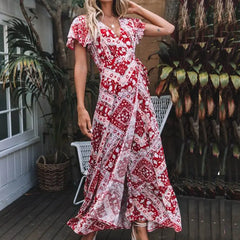 Camilla Boho Chic Long Sleeve Dress - Versatile & Stylish
