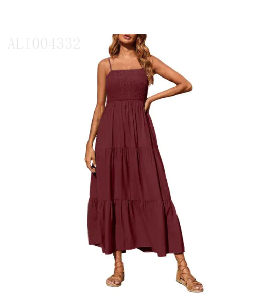 Elegant Multi-Layer Chiffon Swing Dress - Various Colors