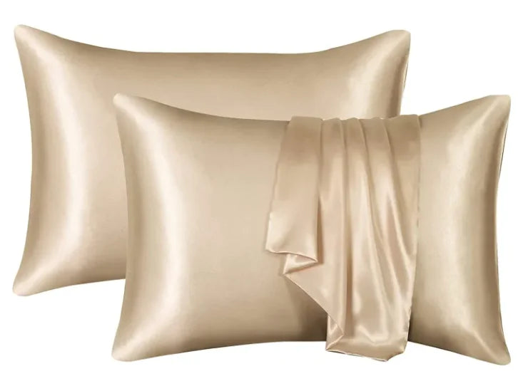 Luxury Silk-Like Pillowcase Set of 2