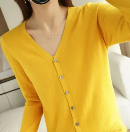 Chic Button Up Cardigan in Multiple Shades
