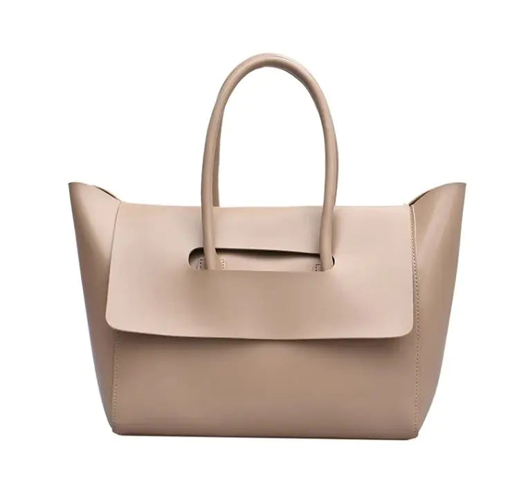 Elegant Women's PU Leather Shoulder Bag - Large Capacity & Stylish