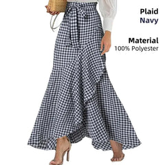 Chic Ladies' Ruffled Skirt - Casual & Breezy Fit