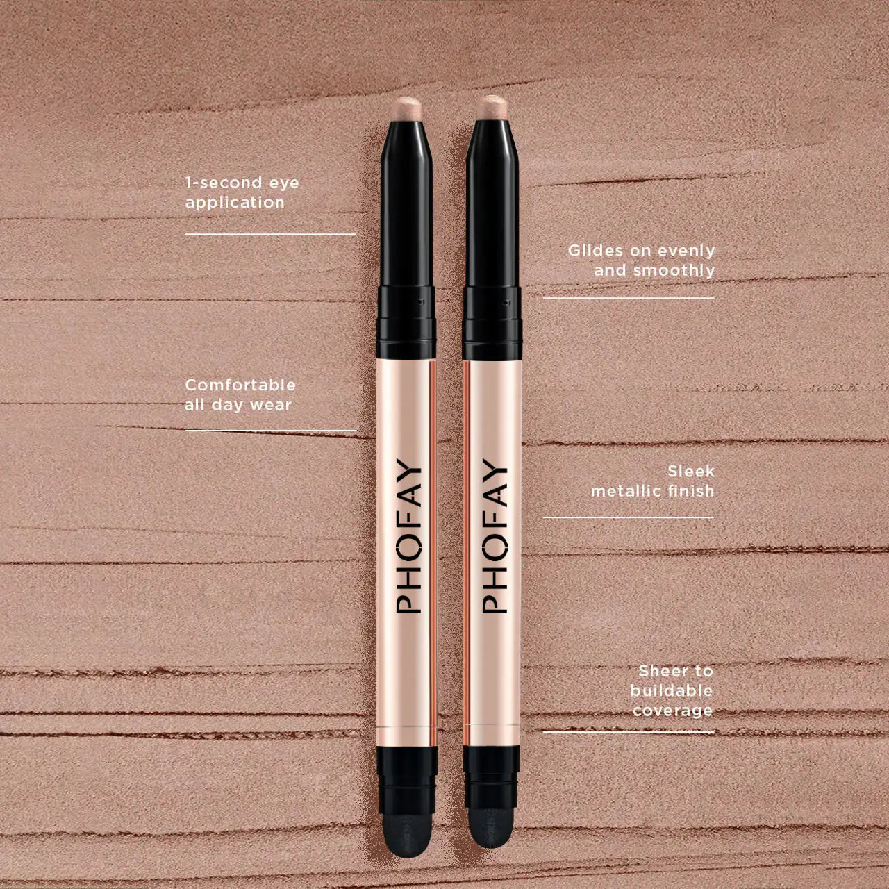 PHOFAY Waterproof Eyeshadow Stick - Easy Application