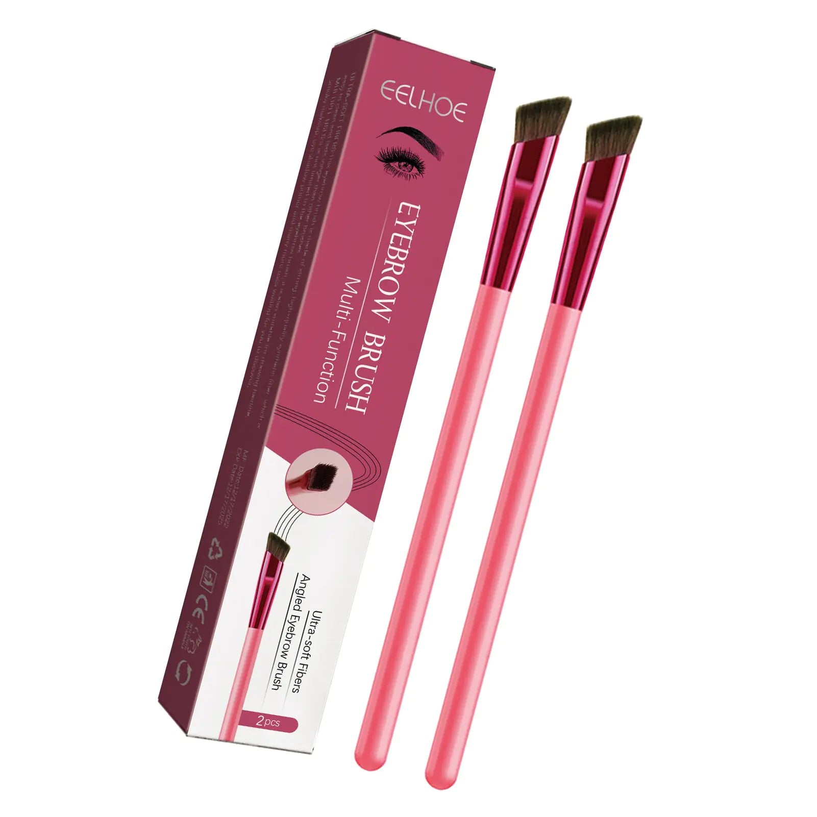 Precision Angled Eyebrow Brush Set for Flawless Brows