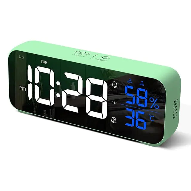 Smart Voice Command Alarm Clock - Effortless Control