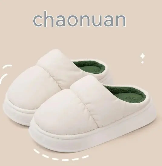 Luxurious Cotton Plush Indoor/Outdoor Slippers