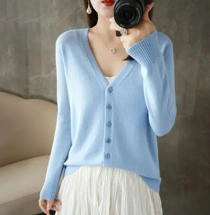 Chic Button Up Cardigan in Multiple Shades