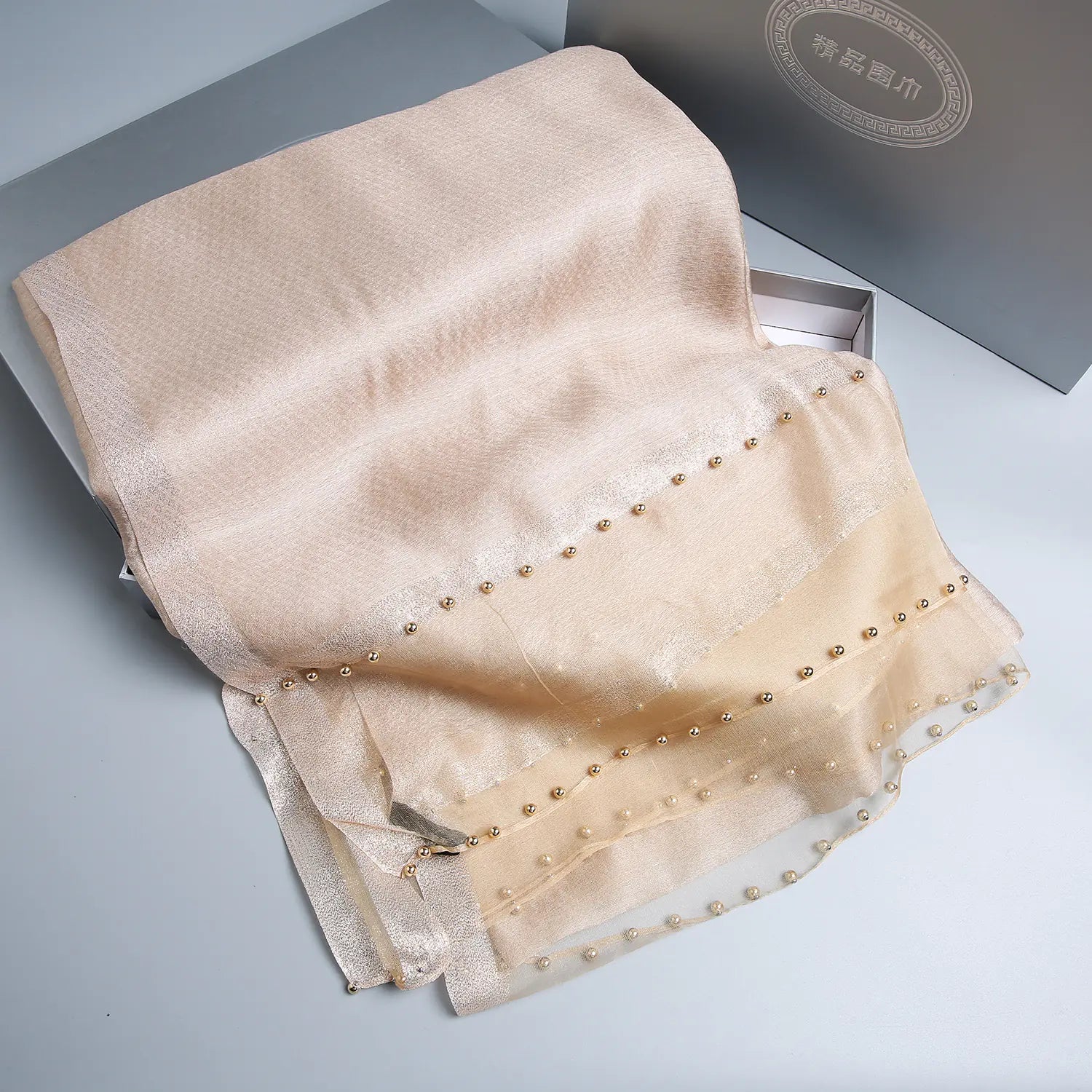 Elegant Silk-Like Scarf for Women - Versatile Long Shawl Wrap