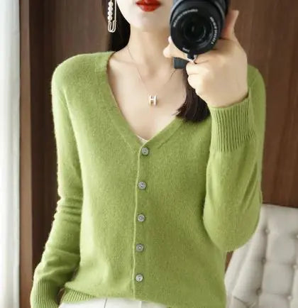 Chic Button Up Cardigan in Multiple Shades