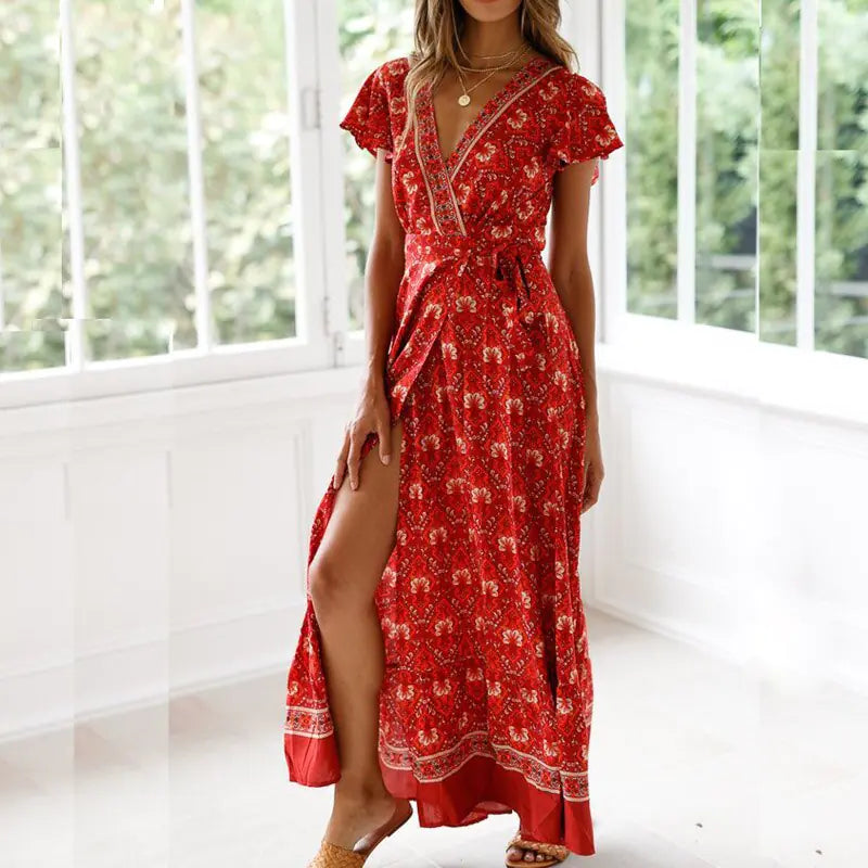 Camilla Boho Chic Long Sleeve Dress - Versatile & Stylish