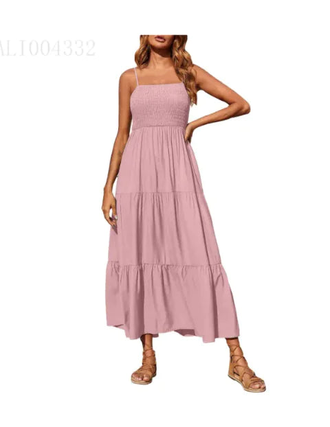 Elegant Multi-Layer Chiffon Swing Dress - Various Colors