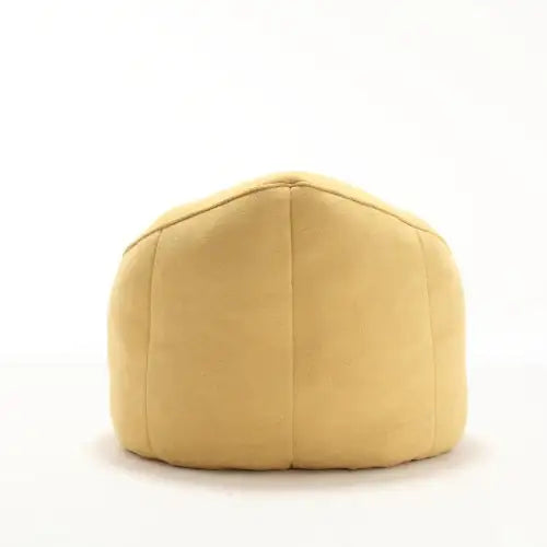 Comfy High-Pressure Foam Bean Bag Chair with Footrest - Yellow