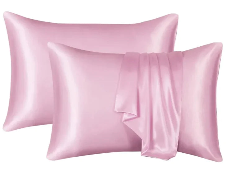 Luxury Silk-Like Pillowcase Set of 2
