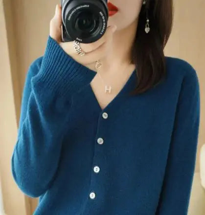 Chic Button Up Cardigan in Multiple Shades